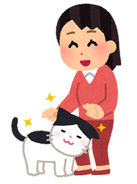pet_natsukareru_cat_woman